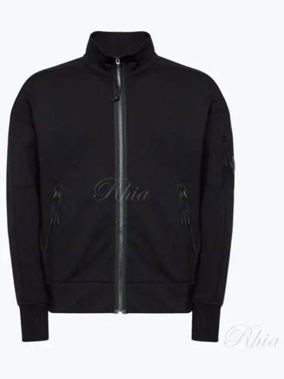 Lens Wappen Zip-Up Jacket Black - CP COMPANY - BALAAN 2