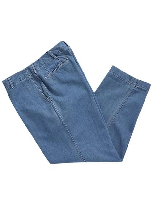 Wide Denim Jeans Blue - NANAMICA - BALAAN 5