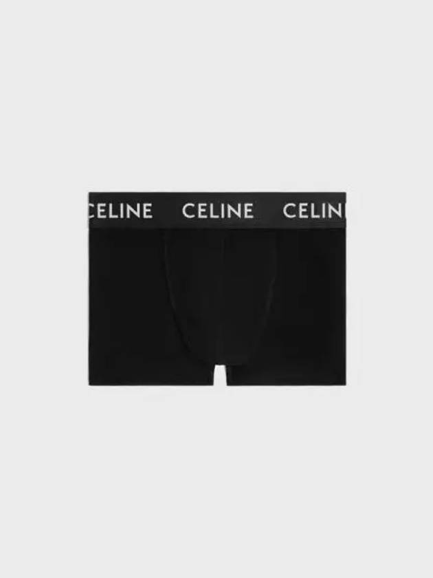 Men's Stretch Cotton Boxer Briefs Black - CELINE - BALAAN 2