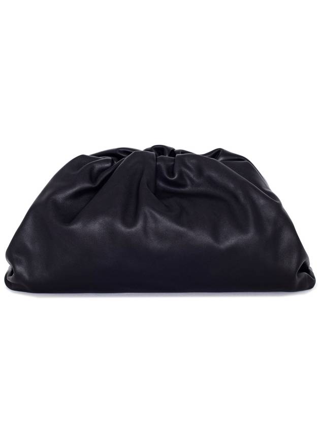 Nappa Pouch Dumpling Clutch Bag Black - BOTTEGA VENETA - BALAAN 5