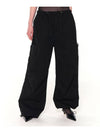 VINTAGE PARACHUTE CARGO PANTS BLACK - ZIZEMUSEUM - BALAAN 1