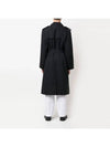 Men's Wool Belted Trench Coat Navy - MAISON MARGIELA - BALAAN 5