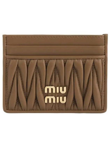 Materasse Nappa leather card wallet women s - MIU MIU - BALAAN 1