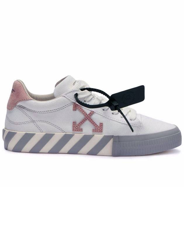 Arrow Pink Tab Low Top Sneakers White - OFF WHITE - BALAAN 1