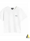 Boxy Micro Logo Short Sleeve T-Shirt White - A.P.C. - BALAAN 2