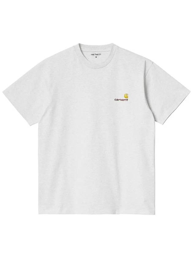 American Script Short Sleeve T-Shirt White - CARHARTT WIP - BALAAN 2