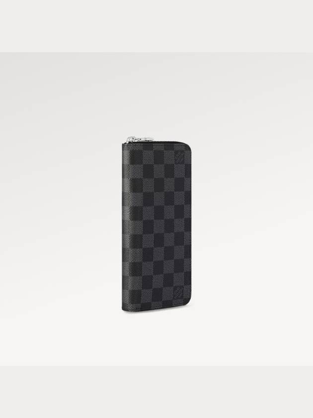 Men's Zippy Vertical Damier Long Wallet Graphite - LOUIS VUITTON - BALAAN 4