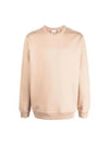 Check EKD Cotton Sweatshirt Soft Fawn - BURBERRY - BALAAN 3