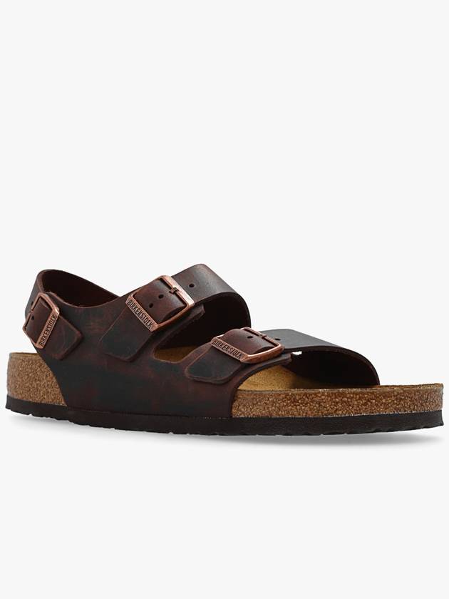 Birkenstock ‘Milano BS’ Sandals, Men's, Brown - BIRKENSTOCK - BALAAN 4