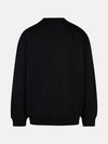 Logo Cotton Sweatshirt Black - A.P.C. - BALAAN 4