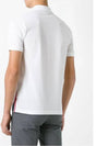 Men's Three Stripes Pocket Mercerized Short Sleeve Polo Shirt White - THOM BROWNE - BALAAN 6