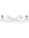 Medalist Leather Suede Green Tab Low Top Sneakers White - AUTRY - BALAAN 2