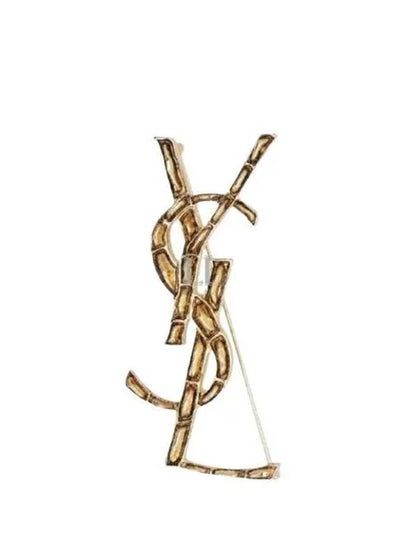 Opium YSL Crocodile Brooch Gold - SAINT LAURENT - BALAAN 2