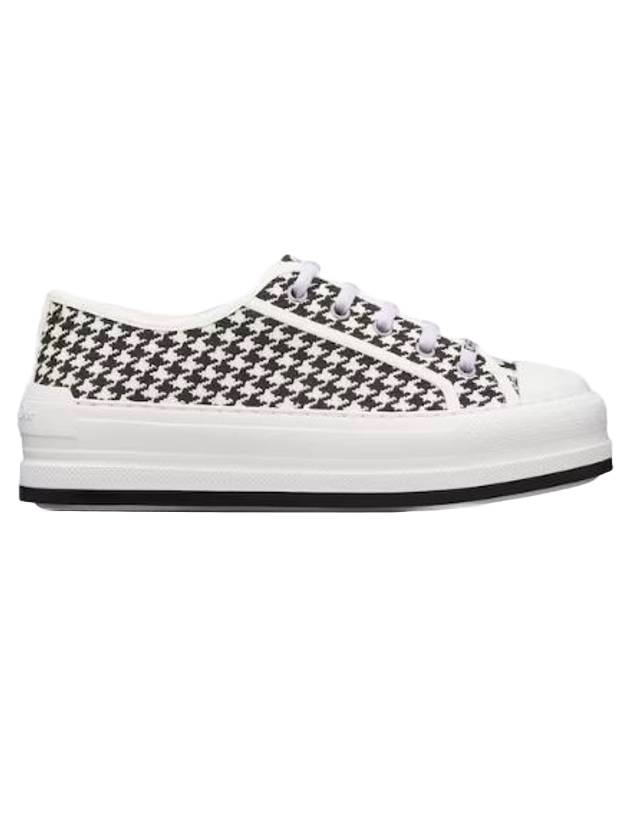 Walk'n'Dior Platform Micro Houndstooth Low Top Sneakers - DIOR - BALAAN 1