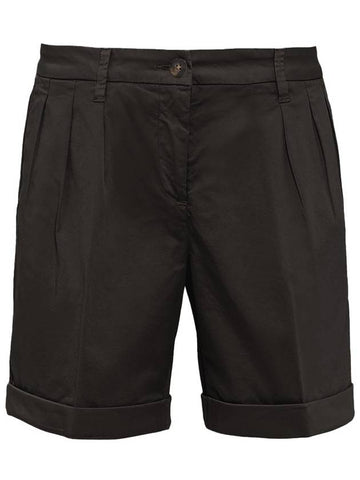 Women's Denim Short Pants Shorts NTW834054T GUP B999 Black BPG - FAY - BALAAN 1