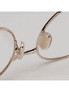 Glasses Frame MM5081 032 Round Gold Metal Fashion - MAX MARA - BALAAN 6