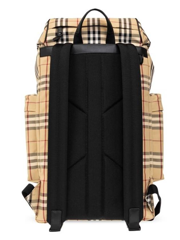 Murray Polyamide Backpack Beige - BURBERRY - BALAAN 4