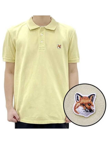 Foxhead Patch Regular Polo Short Sleeve T shirt 39089151 270925 1096059 - MAISON KITSUNE - BALAAN 1