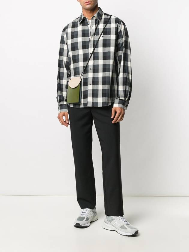 check buttoned shirt - KENZO - BALAAN 1