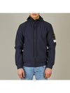 Wappen Patch Soft Shell Hooded Jacket Navy - STONE ISLAND - BALAAN 2