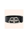 BB Extra 40 Leather Belt Black - BALENCIAGA - BALAAN 2