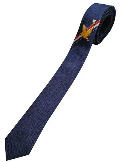 Bird Classic Silk Tie Navy - THOM BROWNE - BALAAN 2