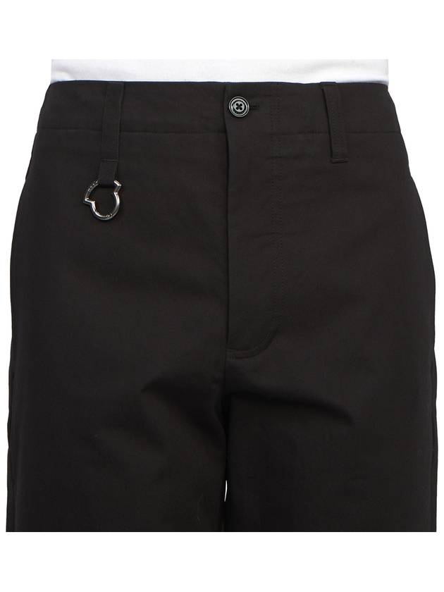 Gabardine Straight Pants Black - MONCLER - BALAAN 7