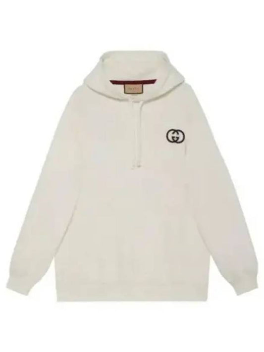 Cotton Jersey Hoodie White - GUCCI - BALAAN 2