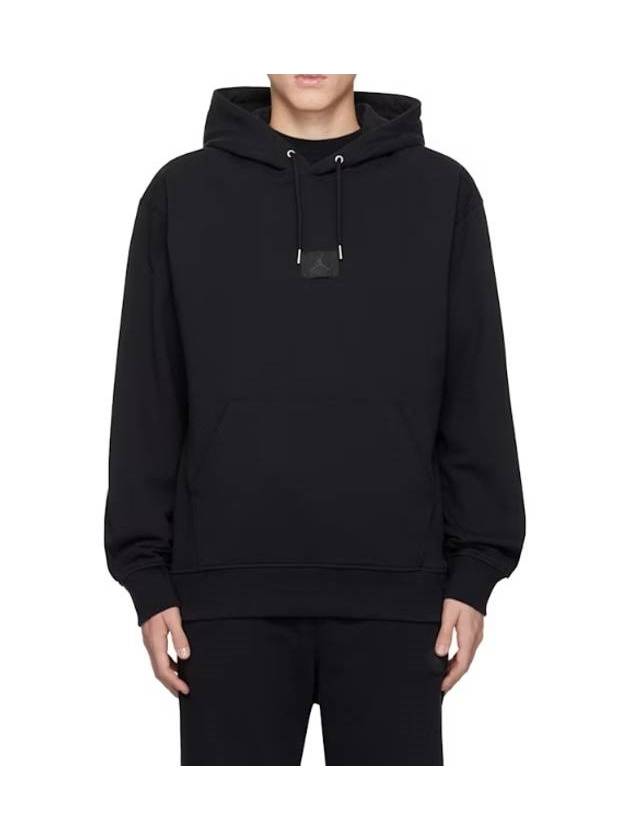 Jordan Flight Fleece Pullover Hoodie M Black FV7247 010 - NIKE - BALAAN 1