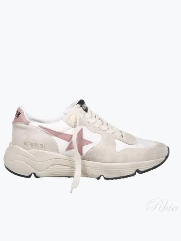 Running Sole Suede Low Top Sneakers Cream - GOLDEN GOOSE - BALAAN 2