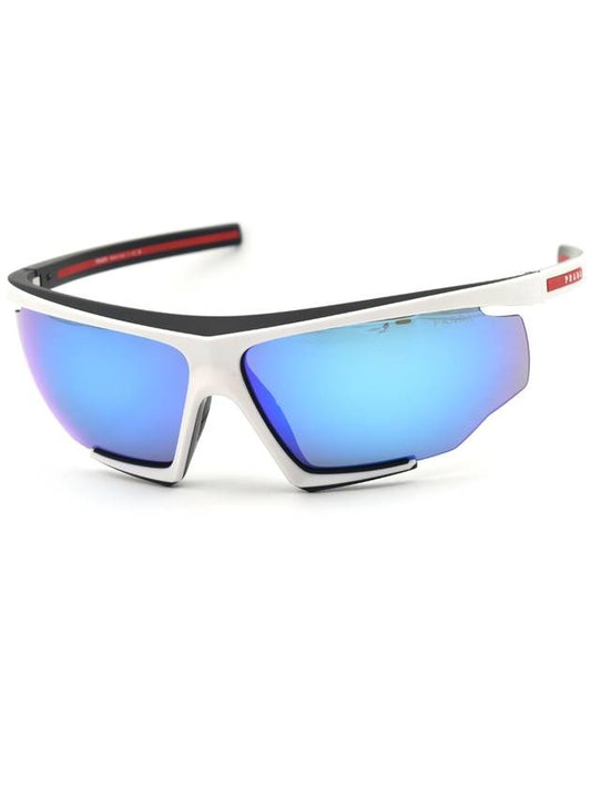 Eyewear Linea Rossa Impavid Sunglasses Blue White - PRADA - BALAAN 2