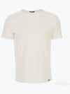 Cotton Crew Neck Short Sleeve T-Shirt White - TOM FORD - BALAAN 2