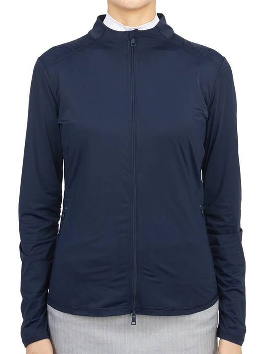 Women's Golf Featherweight Full Zip-Up Jacket Navy - G/FORE - BALAAN 2