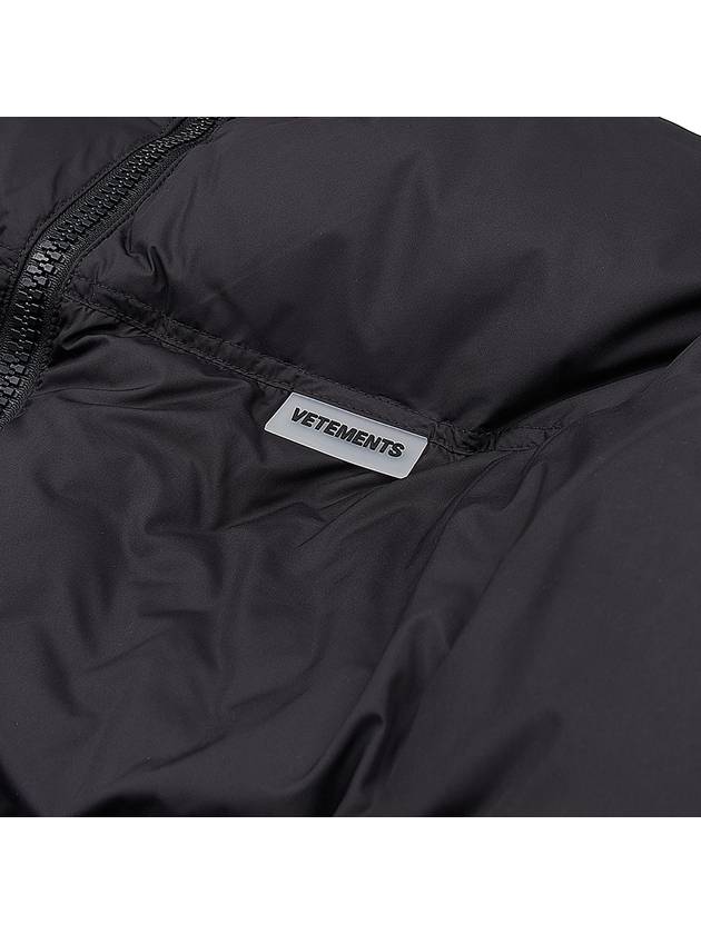 Logo Patch Puffer Down Padding Black - VETEMENTS - BALAAN 9