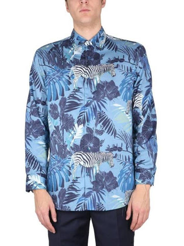 long sleeve shirt 1K870 47340200 BLUE - ETRO - BALAAN 1