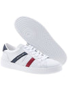 Men's Monaco Trainer Low Top Sneakers White - MONCLER - BALAAN 6