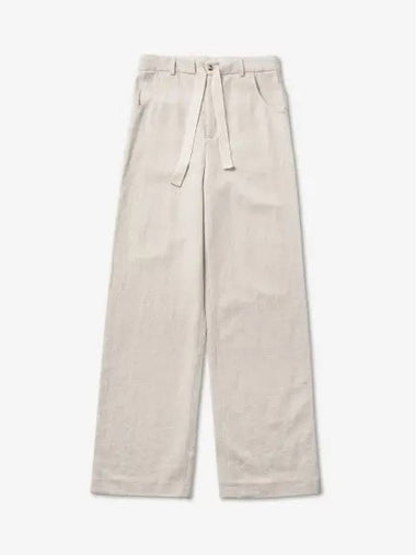 Loose fit Timeo linen pants natural NM22PFPA0147220672941 - NANUSHKA - BALAAN 1