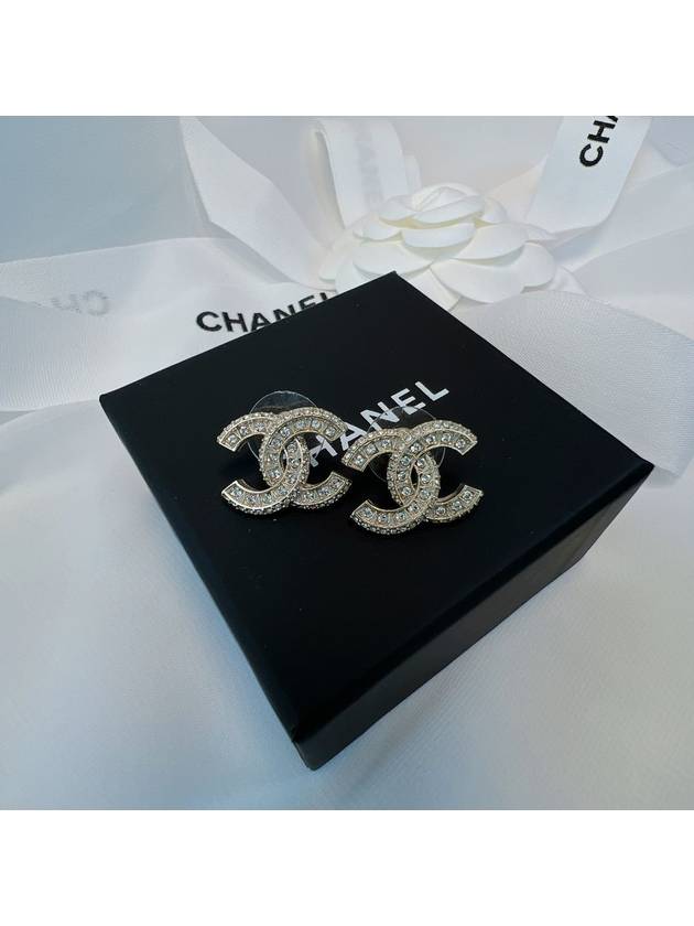 Metal Earrings Diamantes & Gold Crystal - CHANEL - BALAAN 7