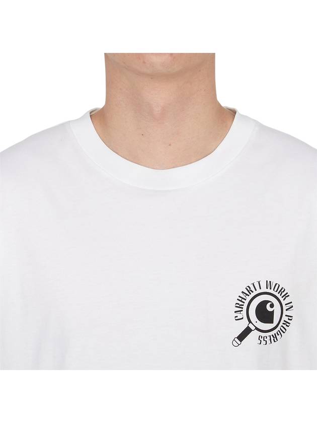 Inspector Short Sleeve T-Shirt White - CARHARTT WIP - BALAAN 6