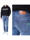 Logo embroidery Pacific blue medium washed jeans SACC MDT3099 PDE004N - PHILIPP PLEIN - BALAAN 2