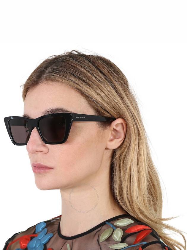 Saint Laurent Grey Cat Eye Ladies Sunglasses SL 276 MICA 032 55 - SAINT LAURENT - BALAAN 2