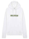 Micro Graphics Four Print Cotton Fleece Hoodie White - STONE ISLAND - BALAAN 2