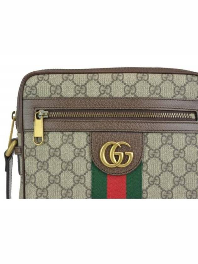 Men's Ophidia GG Small Messenger Bag Beige Ebony - GUCCI - BALAAN 5