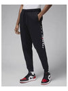 Jordan Essential Fleece Pants M Black White HQ4645 010 - NIKE - BALAAN 2