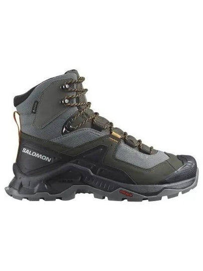 Quest Element GTX High Top Sneakers Fewter Beluga Buckskin - SALOMON - BALAAN 2