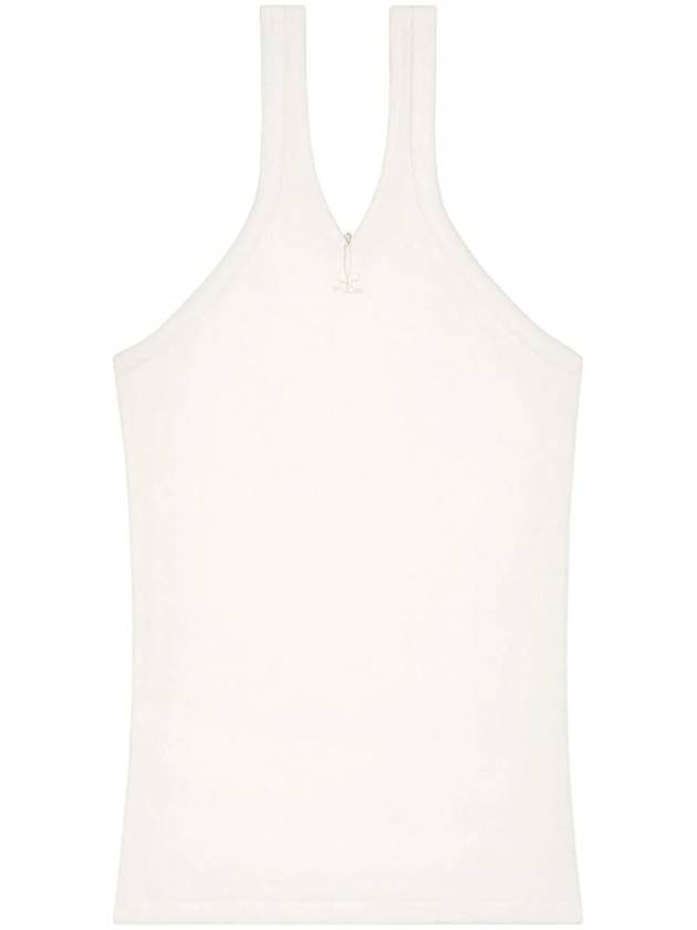 Criss Cross 90 s Sleeveless White - COURREGES - BALAAN 2