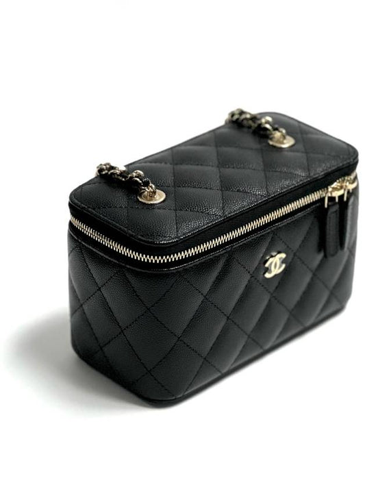 2024 Classic Caviar Rectangular Vanity Bag Black AP1341 WOC - CHANEL - BALAAN 2