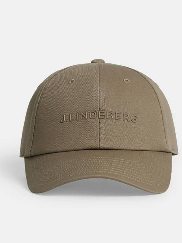 Elijah Logo Cotton Ball Cap Walnut - J.LINDEBERG - BALAAN 2