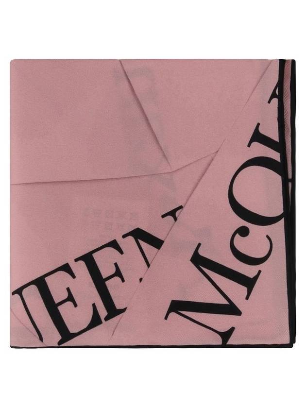 Logo Silk Muffler Pink - ALEXANDER MCQUEEN - BALAAN 2