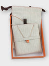 Mini Pop H Pendant Necklace Gold Orange Soy - HERMES - BALAAN 3